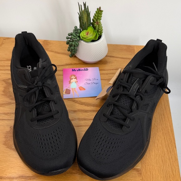 NWT ASICS ASICS GEL-VENTURE 10 Men's Running Shoe Black 15 - Picture 4 of 10